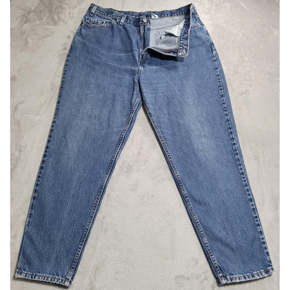 Vintage Levi's 550 Jeans Womens 20W Blue Wash Relaxed Tapered Denim High Rise